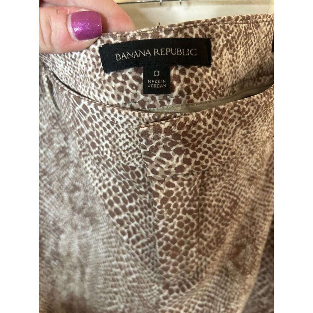 Banana Republic Avery Python Snakeskin Print Mid … - image 4